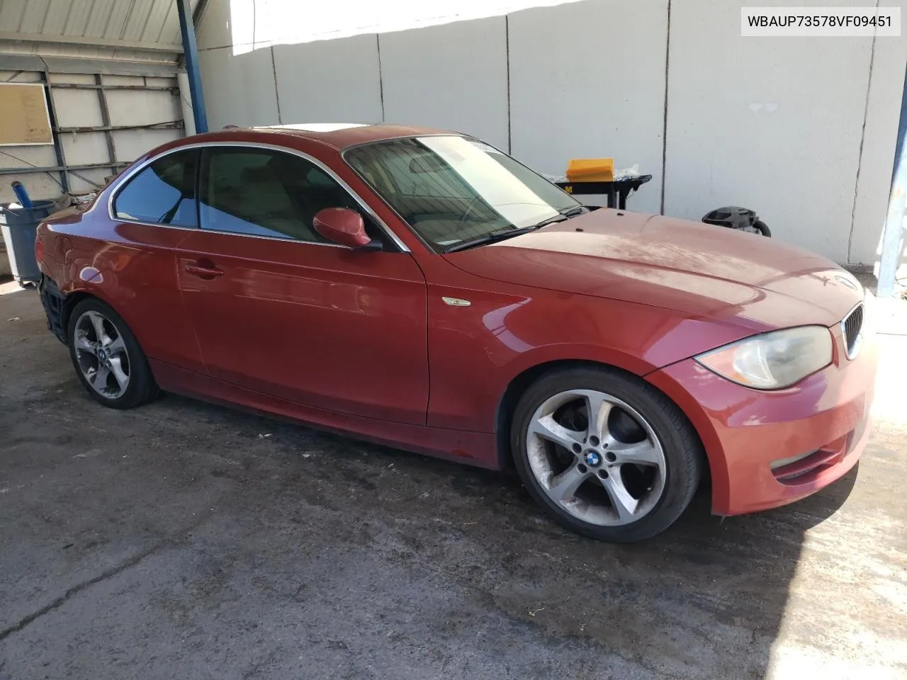 2008 BMW 128 I VIN: WBAUP73578VF09451 Lot: 68840374