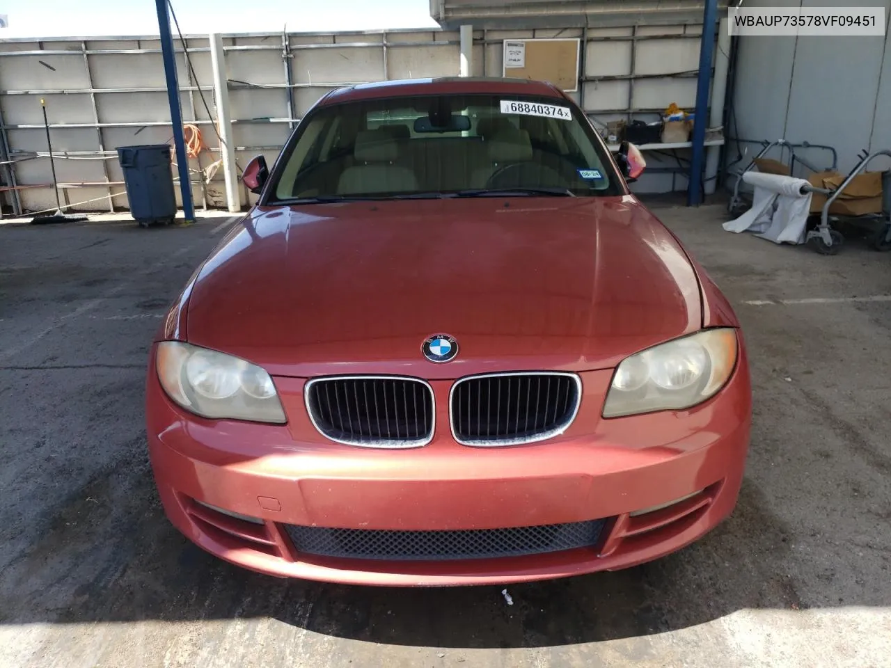 2008 BMW 128 I VIN: WBAUP73578VF09451 Lot: 68840374