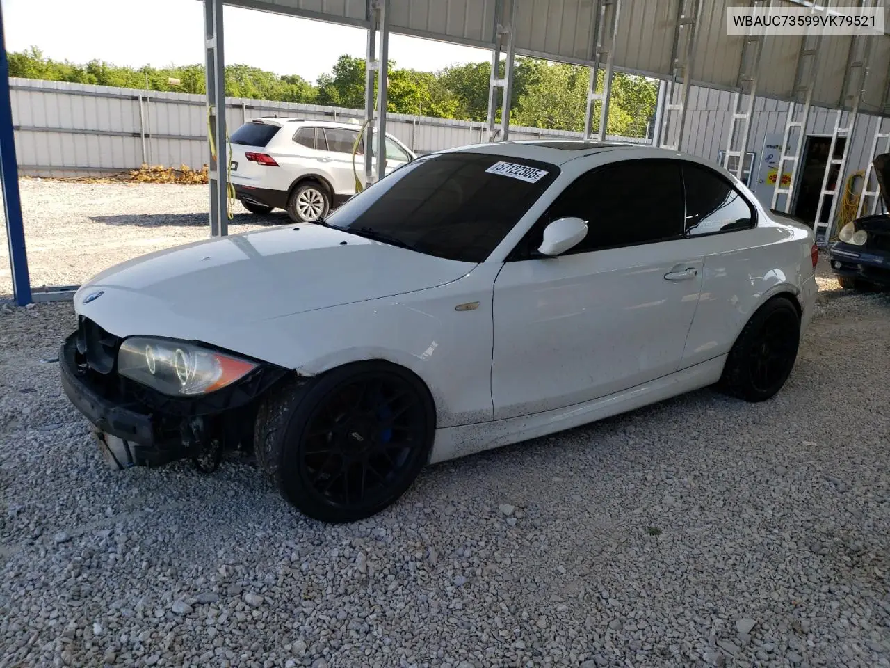 2009 BMW 135 I VIN: WBAUC73599VK79521 Lot: 57122305