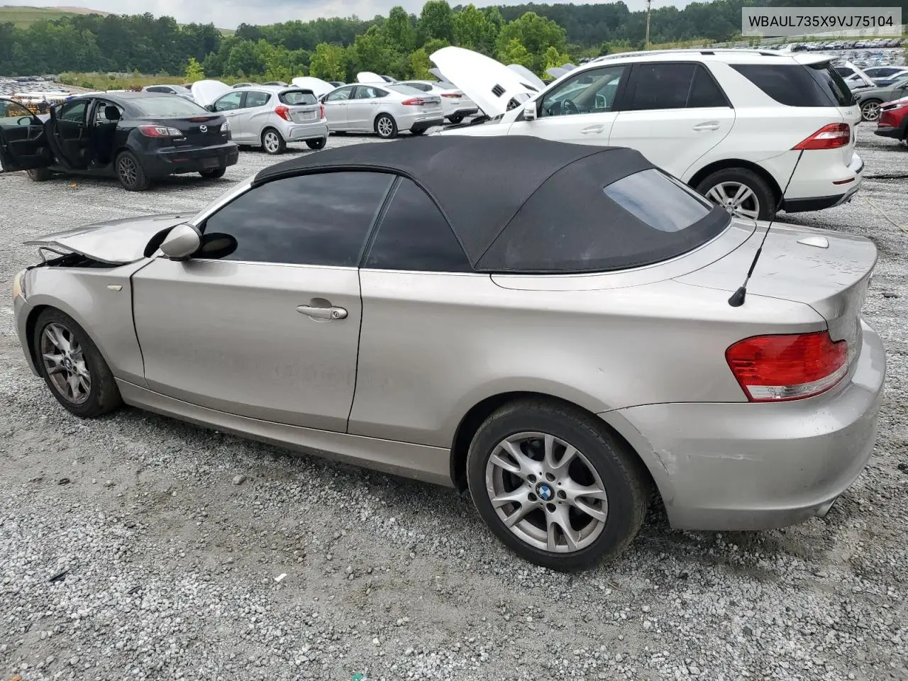 2009 BMW 128 I VIN: WBAUL735X9VJ75104 Lot: 59412145