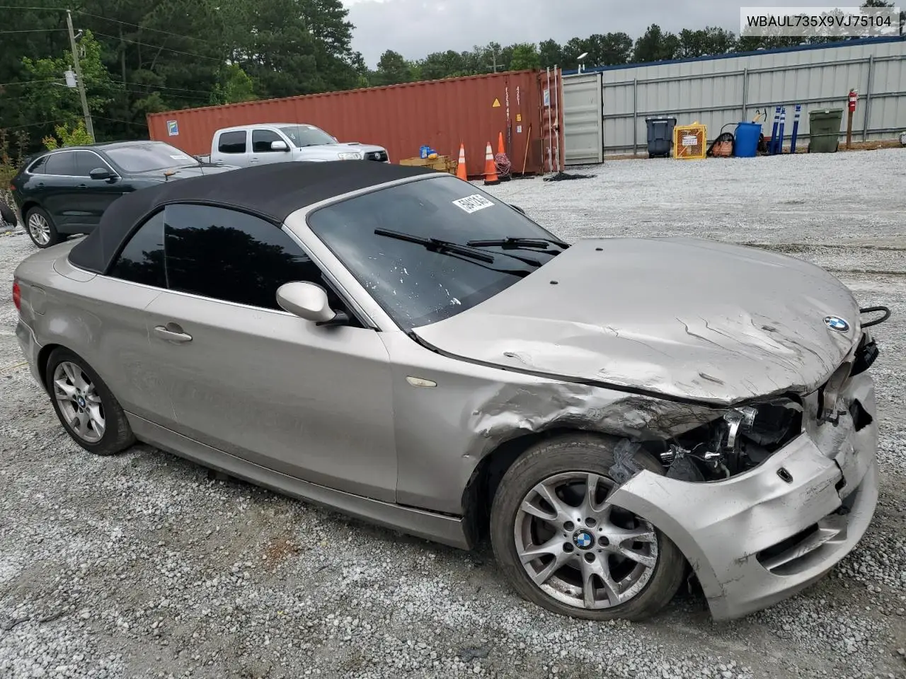 2009 BMW 128 I VIN: WBAUL735X9VJ75104 Lot: 59412145