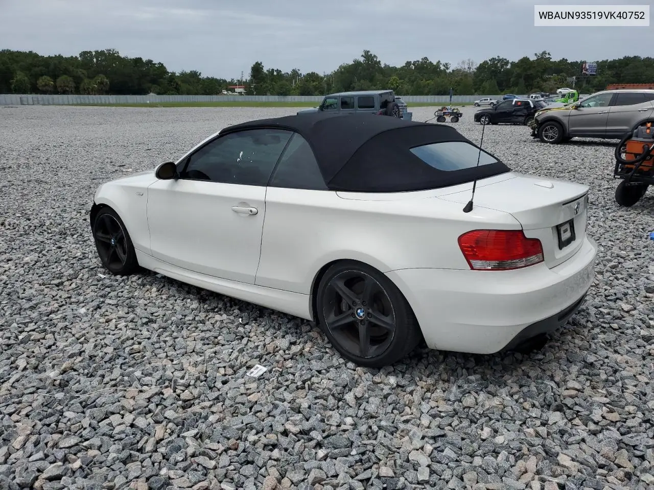 2009 BMW 135 I VIN: WBAUN93519VK40752 Lot: 62891365