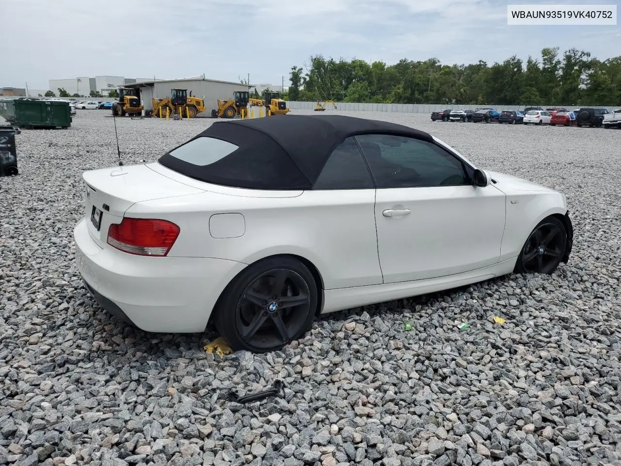 2009 BMW 135 I VIN: WBAUN93519VK40752 Lot: 62891365