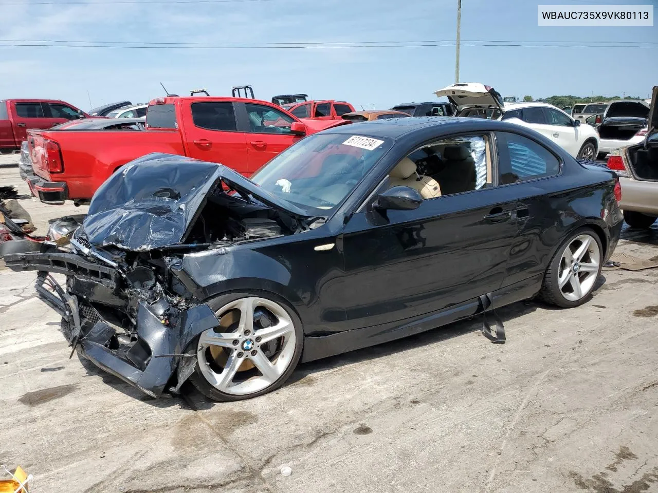 2009 BMW 135 I VIN: WBAUC735X9VK80113 Lot: 67117234