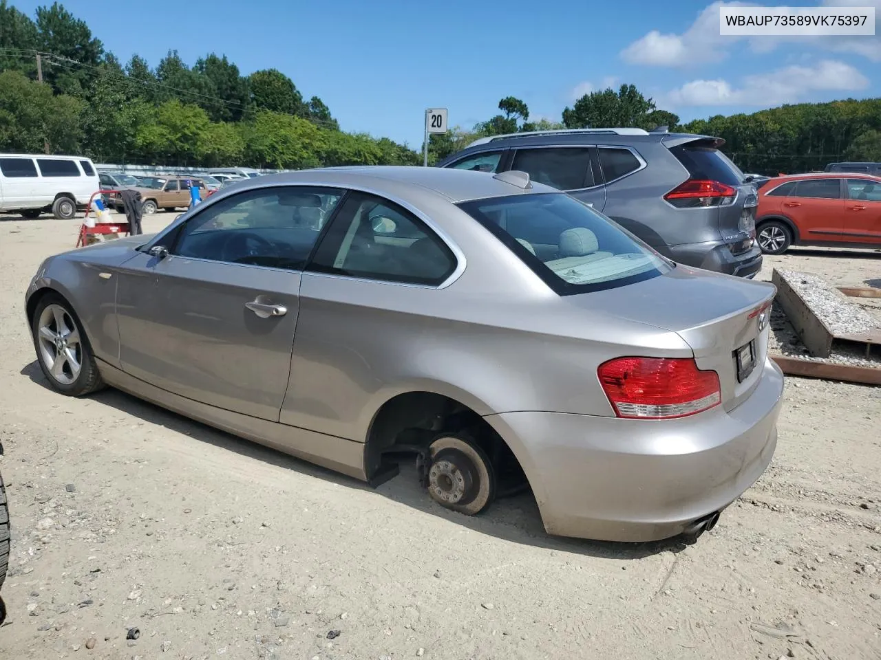 2009 BMW 128 I VIN: WBAUP73589VK75397 Lot: 70453864