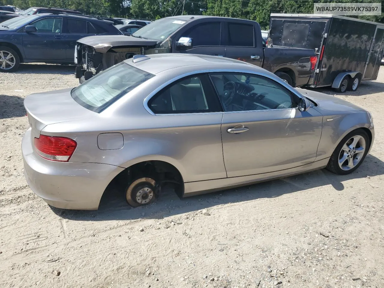 2009 BMW 128 I VIN: WBAUP73589VK75397 Lot: 70453864