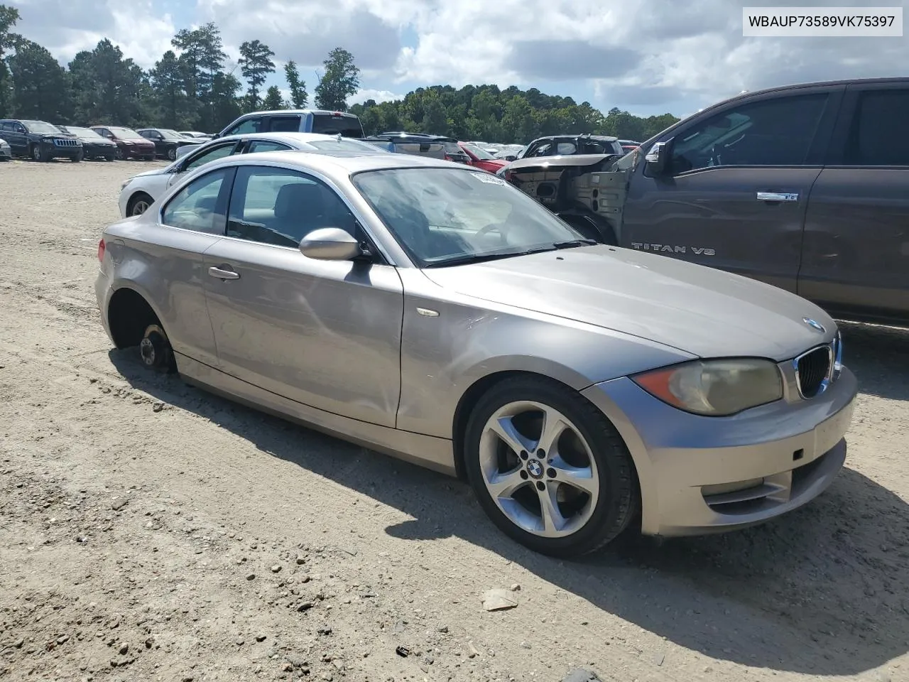 2009 BMW 128 I VIN: WBAUP73589VK75397 Lot: 70453864