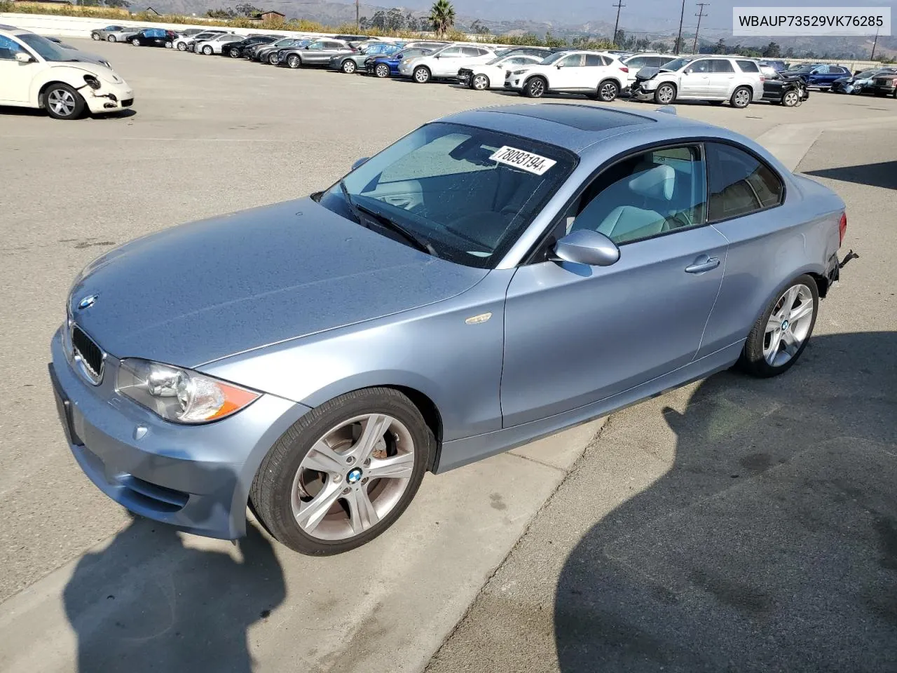2009 BMW 128 I VIN: WBAUP73529VK76285 Lot: 78093194
