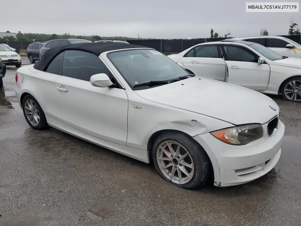 2010 BMW 128 I VIN: WBAUL7C51AVJ77179 Lot: 63805305