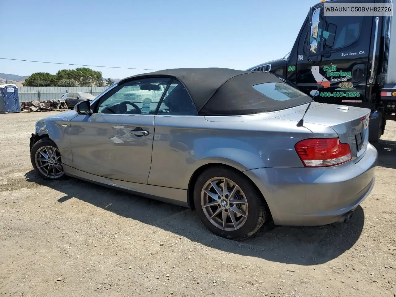 2011 BMW 128 I VIN: WBAUN1C50BVH82726 Lot: 62719115