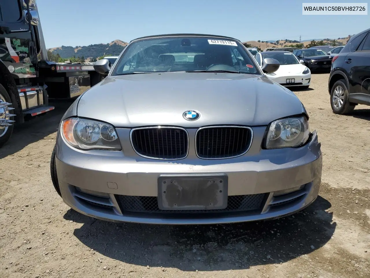 2011 BMW 128 I VIN: WBAUN1C50BVH82726 Lot: 62719115