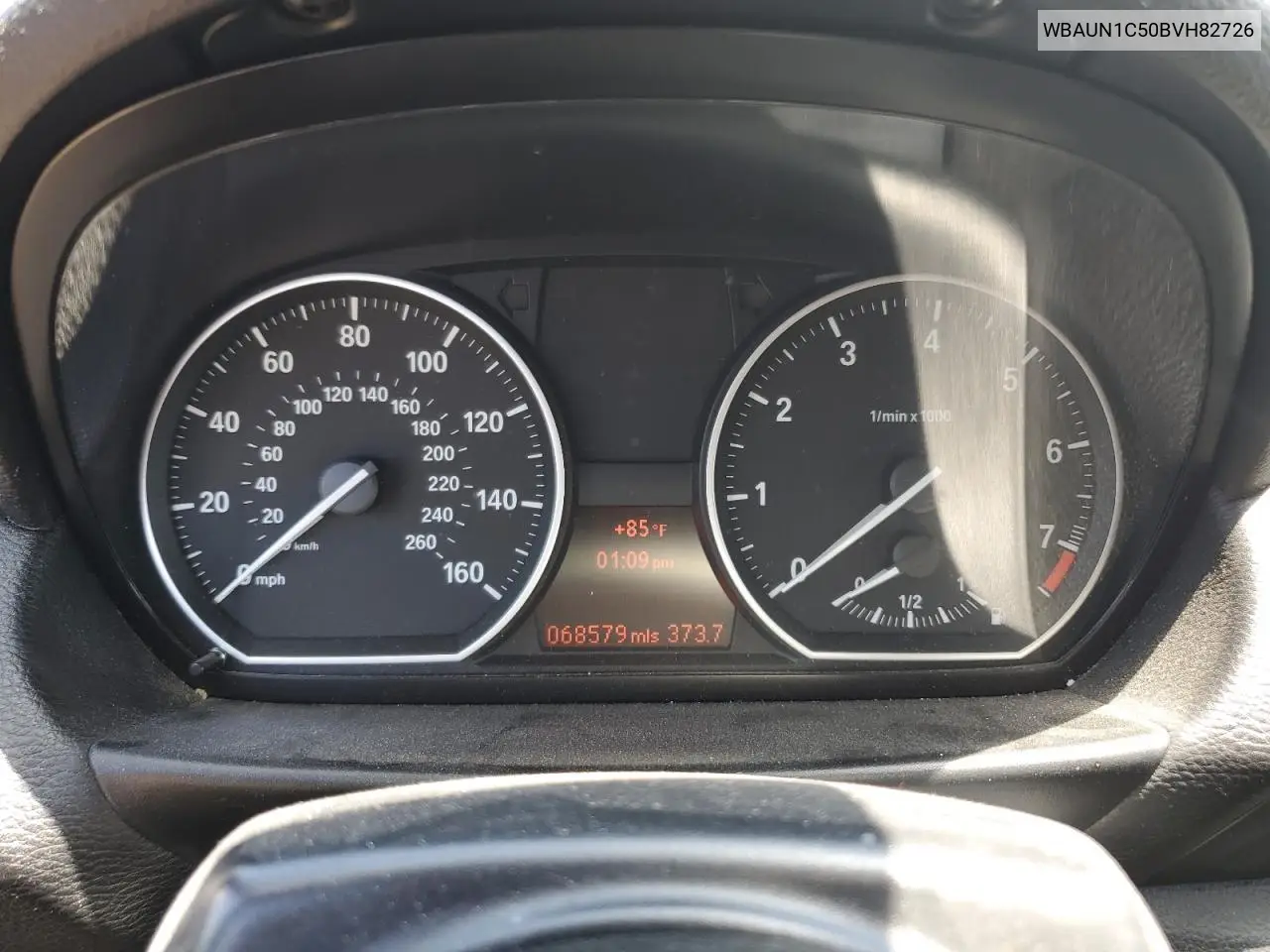 2011 BMW 128 I VIN: WBAUN1C50BVH82726 Lot: 62719115