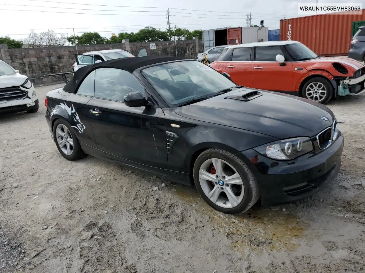 2011 BMW 128 I VIN: WBAUN1C55BVH83063 Lot: 62858125