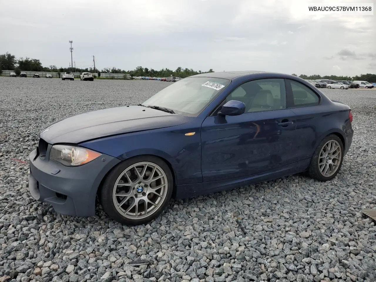 2011 BMW 135 I VIN: WBAUC9C57BVM11368 Lot: 63736765
