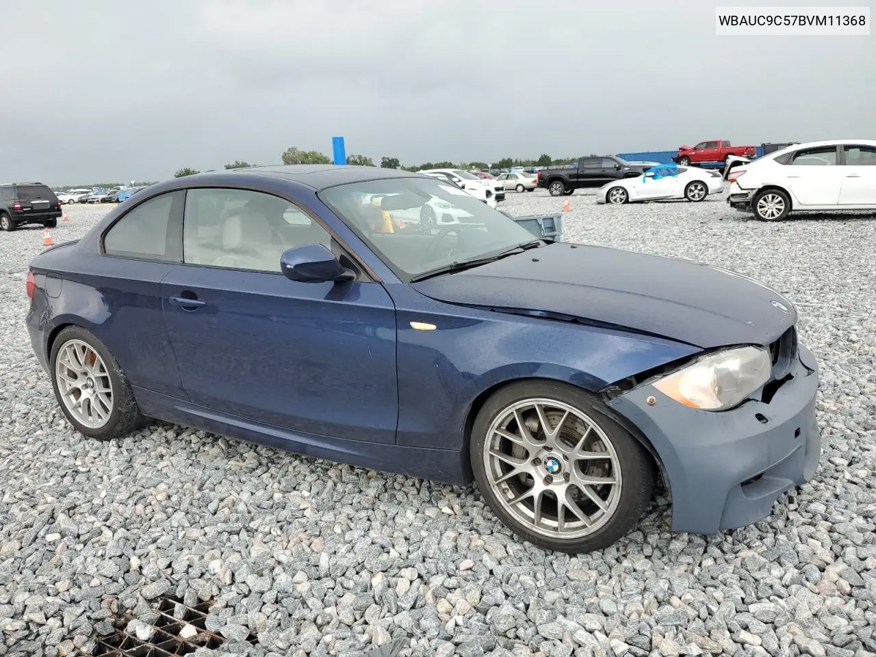 2011 BMW 135 I VIN: WBAUC9C57BVM11368 Lot: 63736765
