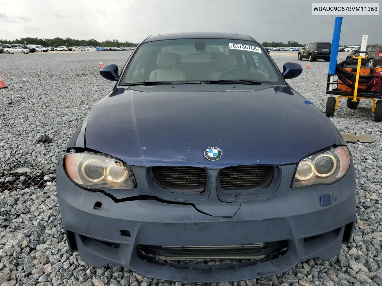 2011 BMW 135 I VIN: WBAUC9C57BVM11368 Lot: 63736765