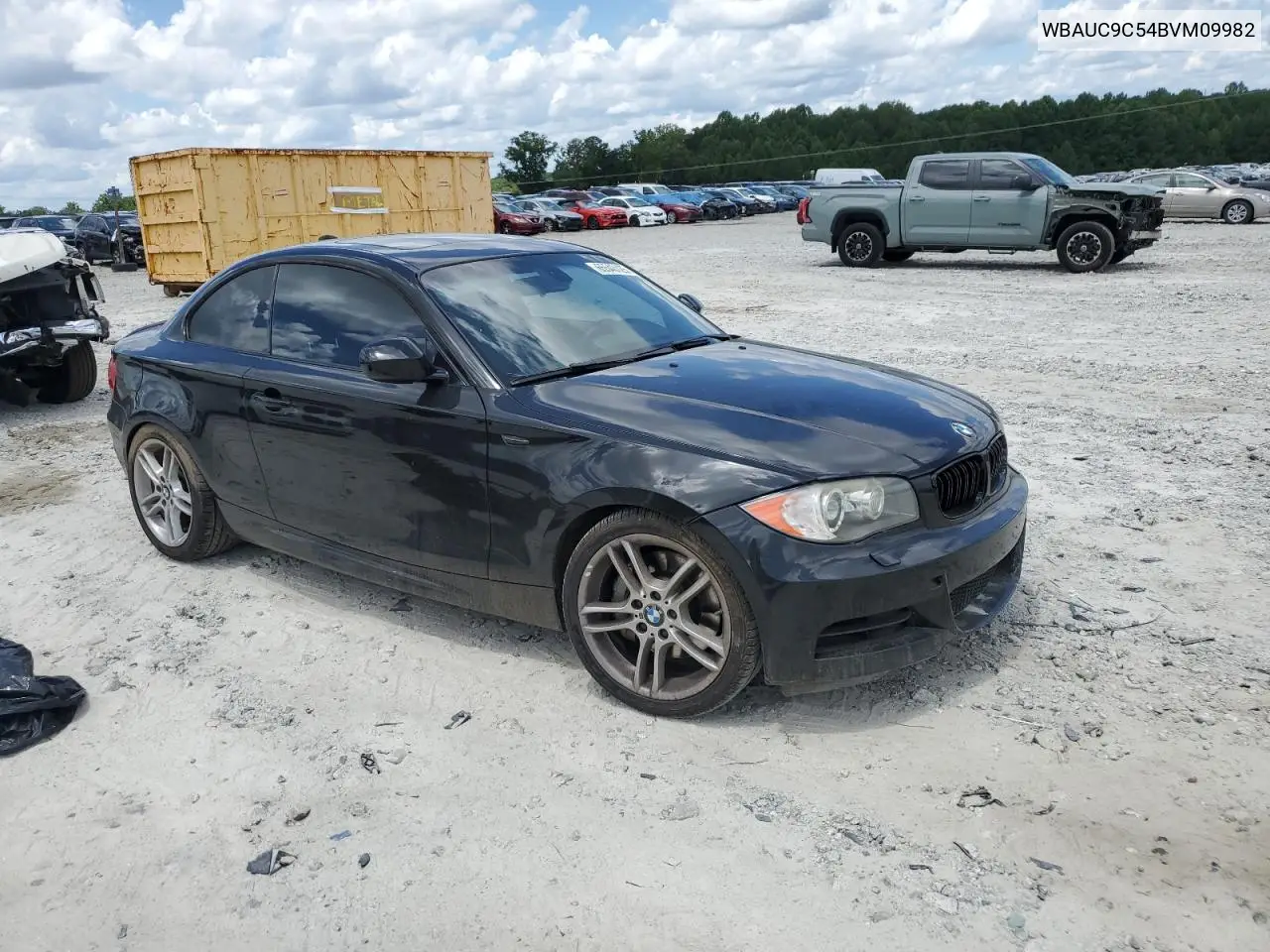 2011 BMW 135 I VIN: WBAUC9C54BVM09982 Lot: 65540125