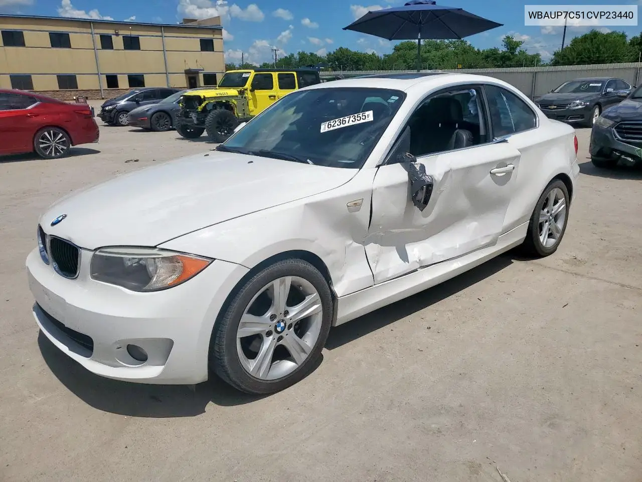 2012 BMW 128 I VIN: WBAUP7C51CVP23440 Lot: 62367355