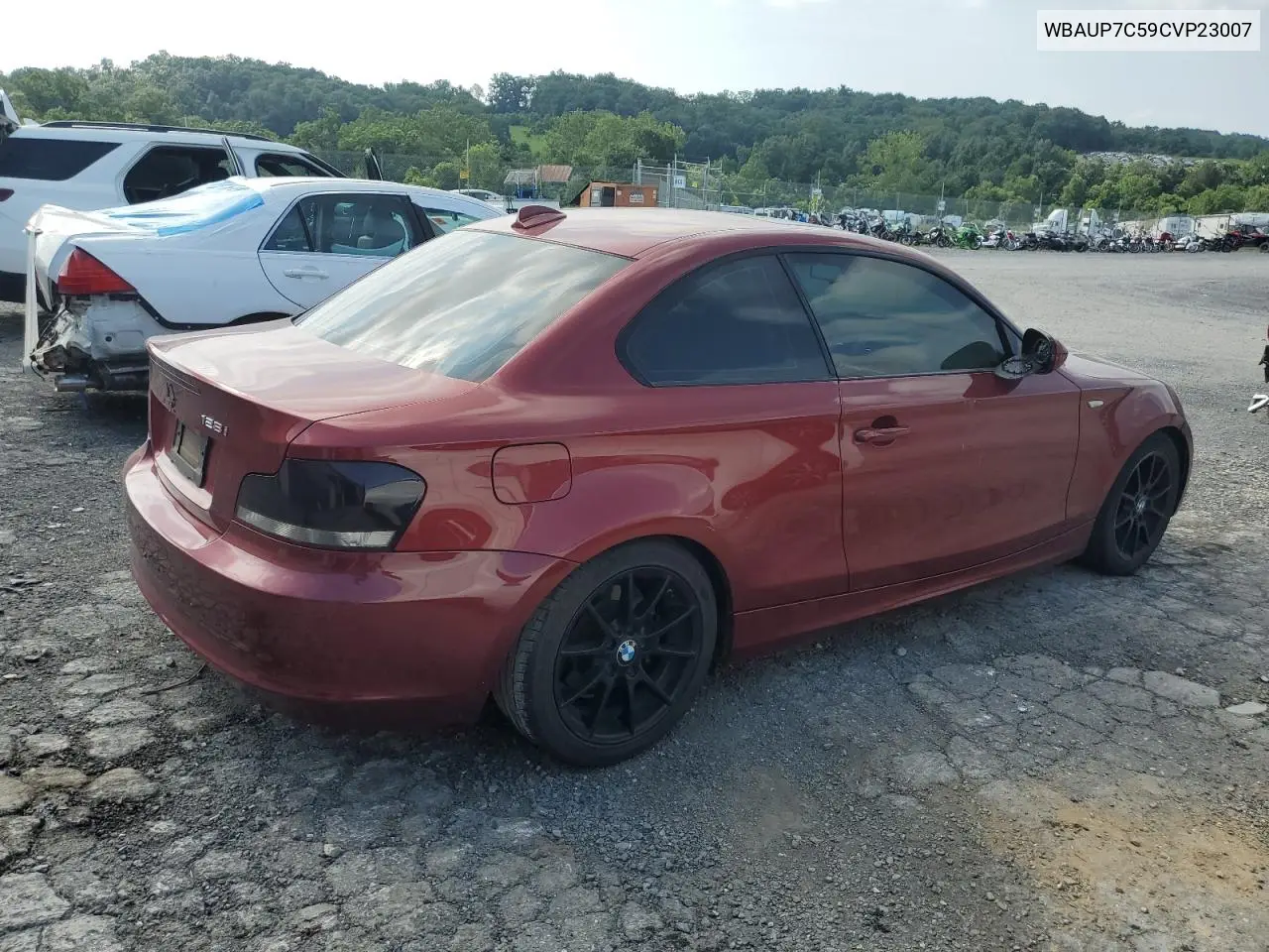 2012 BMW 128 I VIN: WBAUP7C59CVP23007 Lot: 62761075