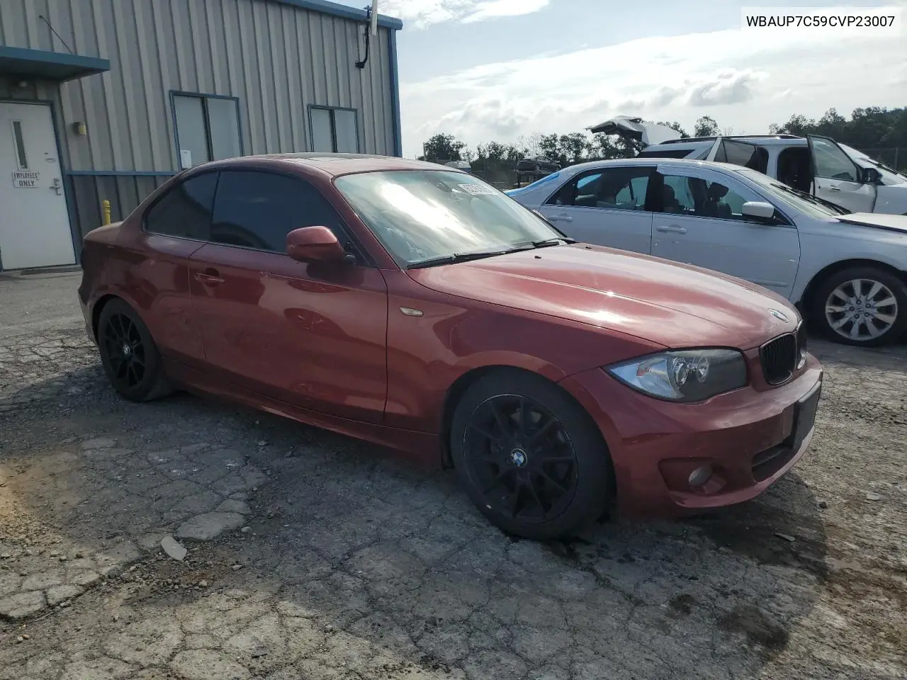 2012 BMW 128 I VIN: WBAUP7C59CVP23007 Lot: 62761075
