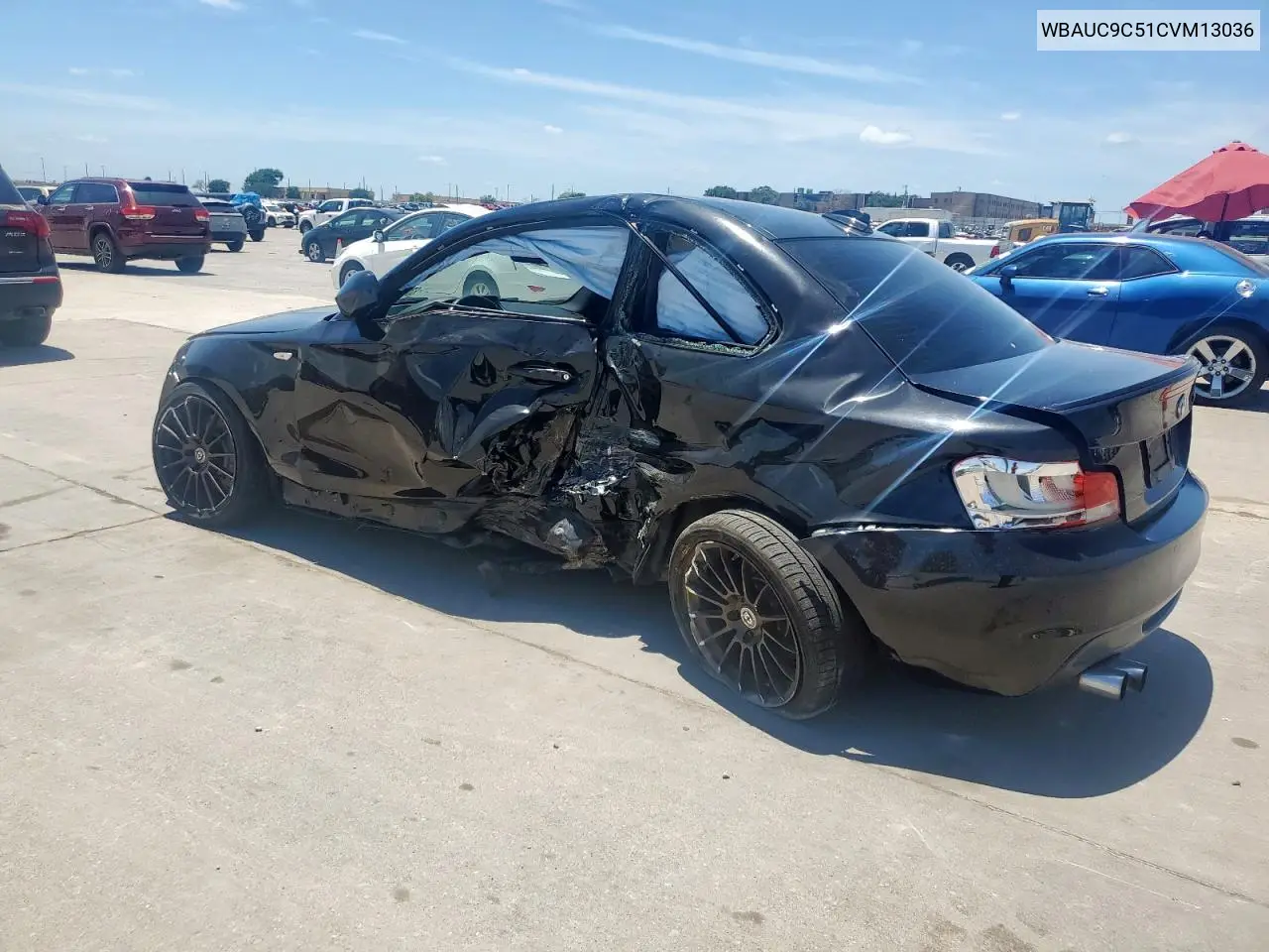 2012 BMW 135 I VIN: WBAUC9C51CVM13036 Lot: 63093615