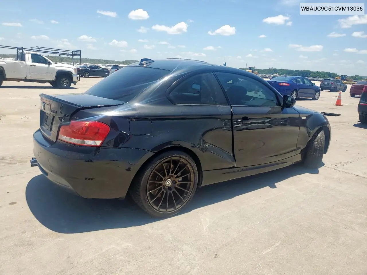 2012 BMW 135 I VIN: WBAUC9C51CVM13036 Lot: 63093615