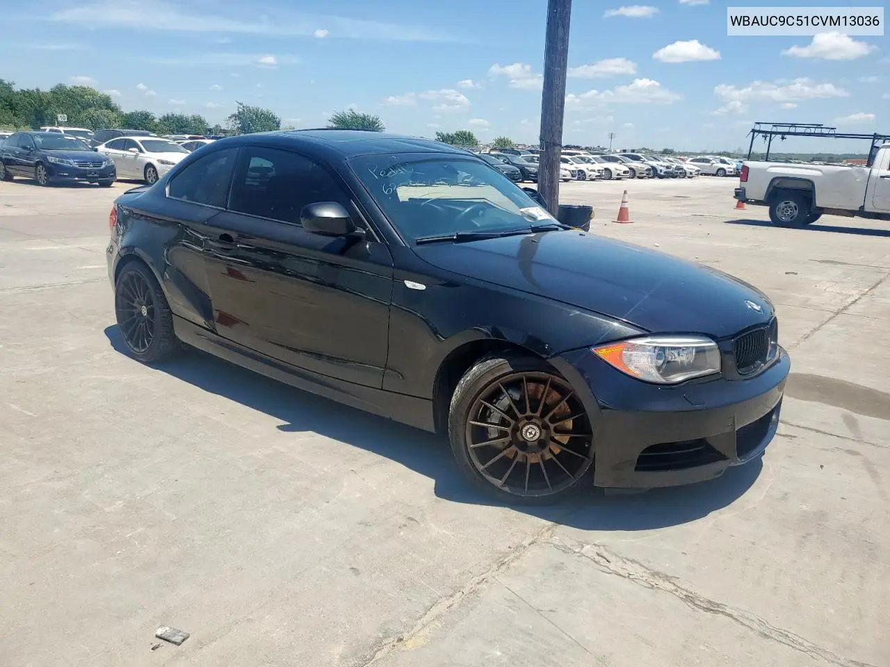 2012 BMW 135 I VIN: WBAUC9C51CVM13036 Lot: 63093615
