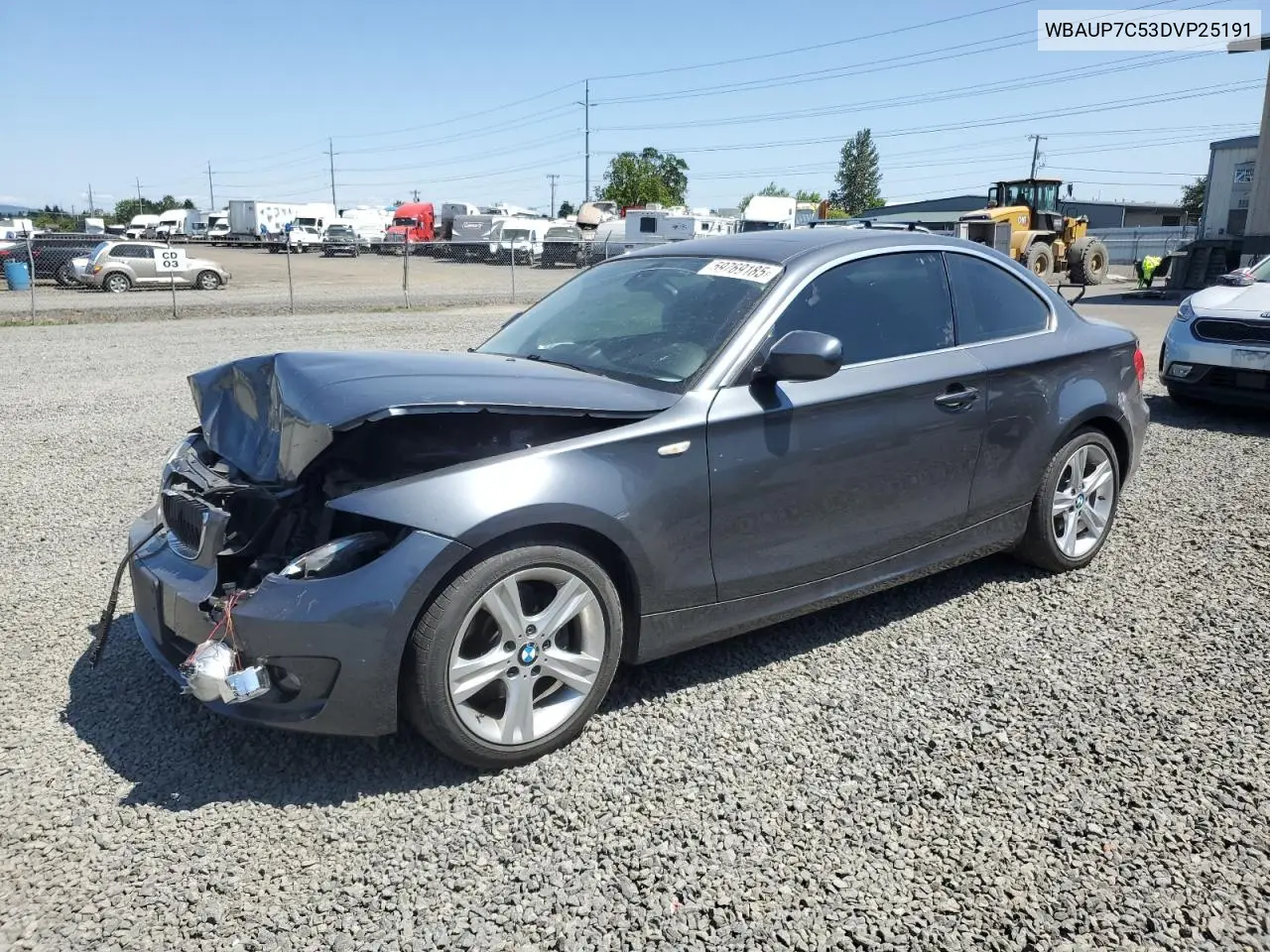 2013 BMW 128 I VIN: WBAUP7C53DVP25191 Lot: 59769185