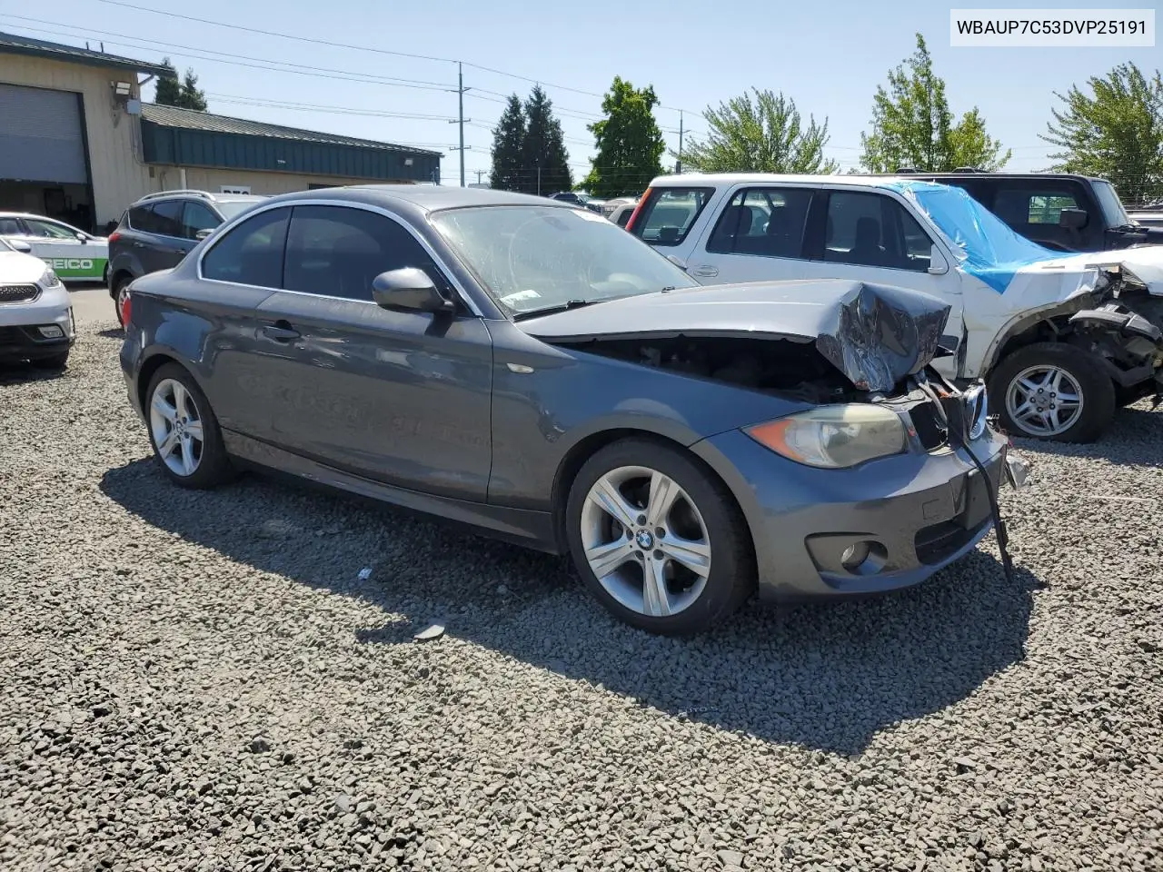 2013 BMW 128 I VIN: WBAUP7C53DVP25191 Lot: 59769185