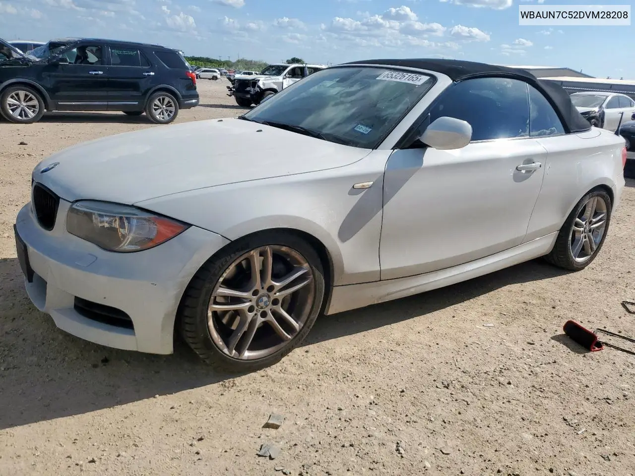 2013 BMW 135 I VIN: WBAUN7C52DVM28208 Lot: 65326165