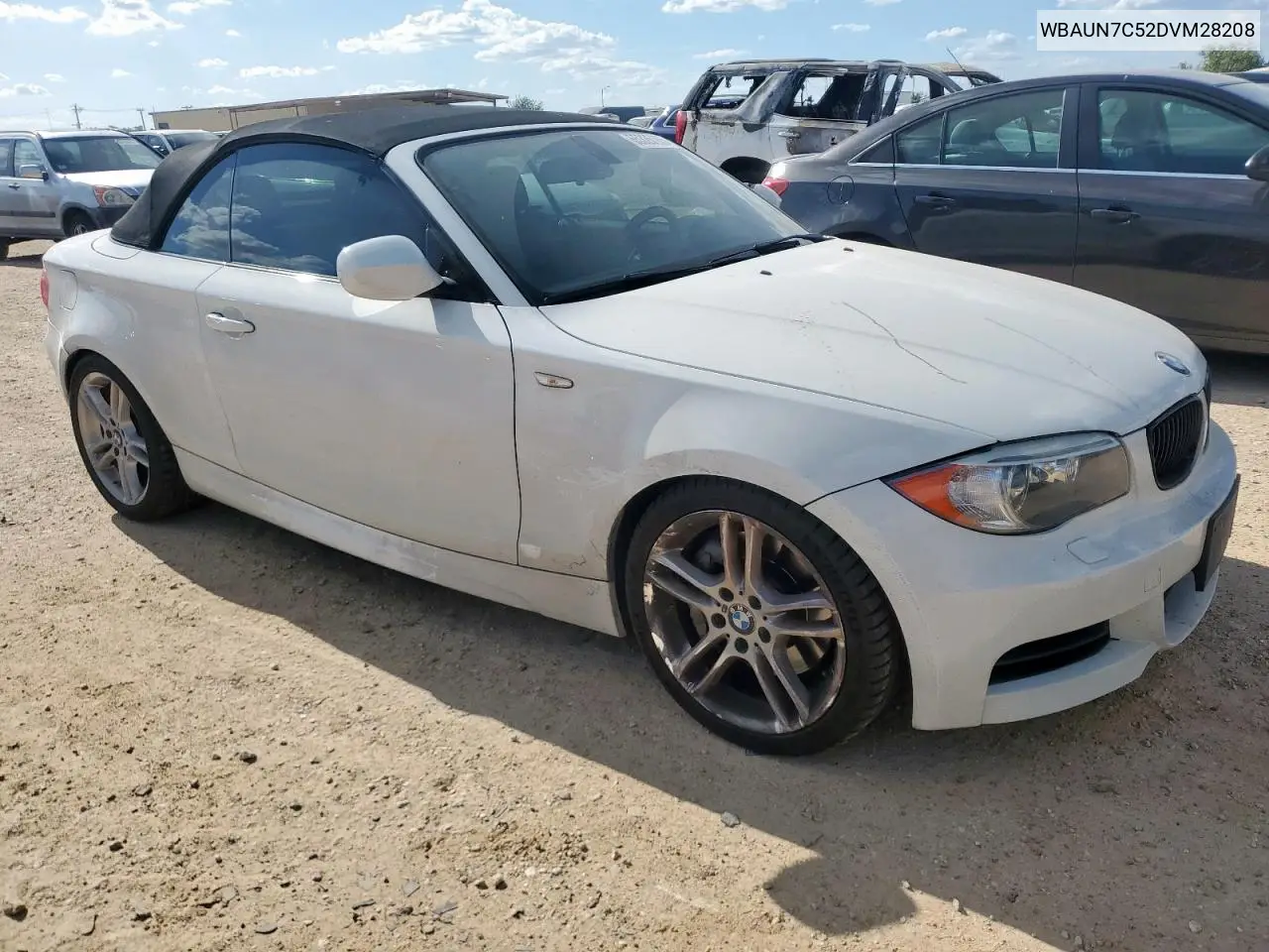 2013 BMW 135 I VIN: WBAUN7C52DVM28208 Lot: 65326165