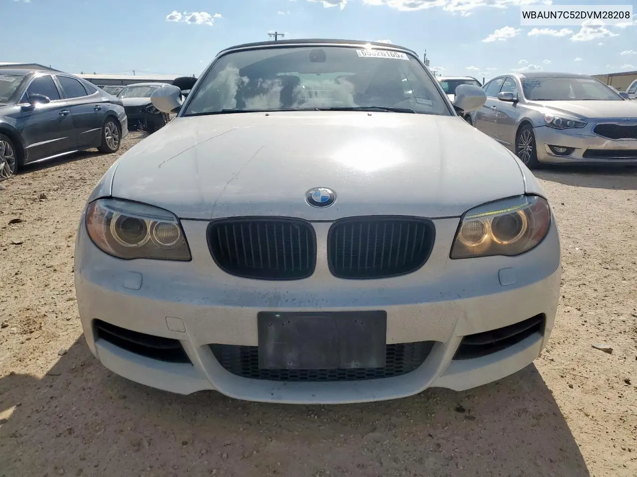 2013 BMW 135 I VIN: WBAUN7C52DVM28208 Lot: 65326165