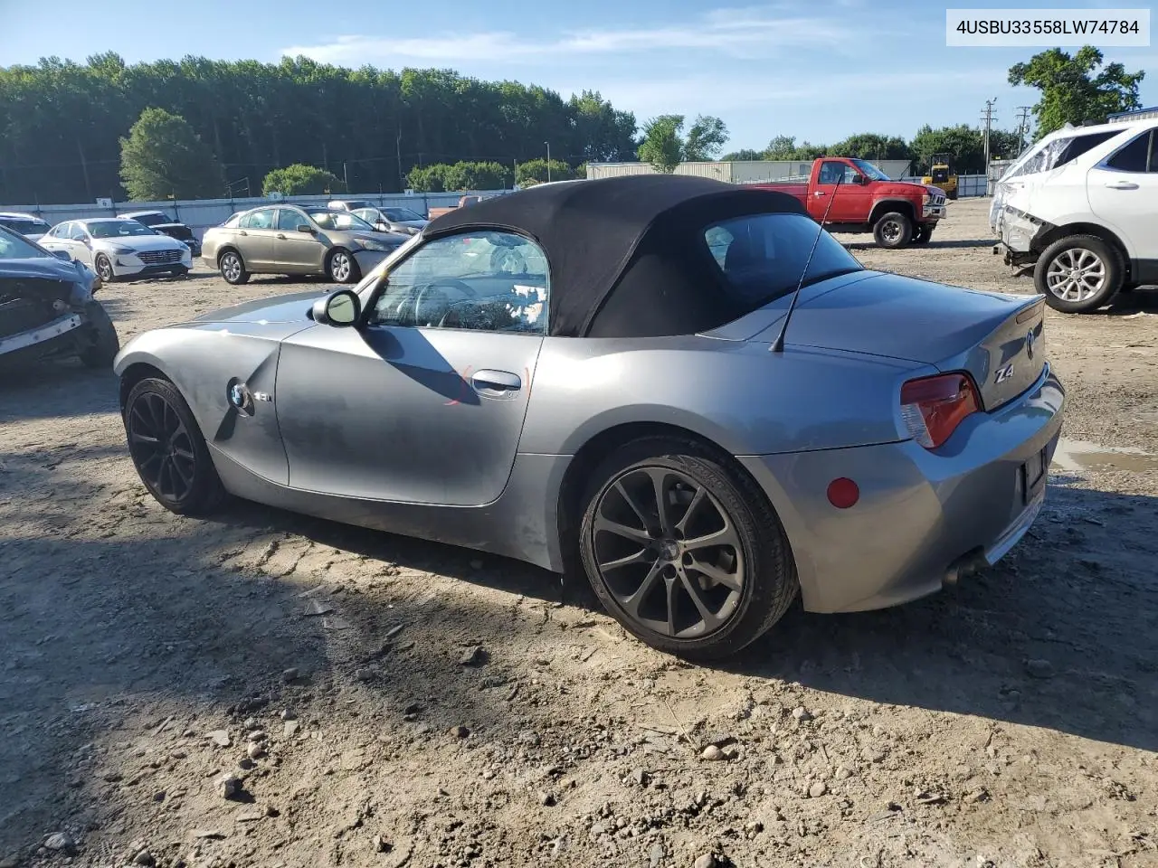 2008 BMW Z4 3.0 VIN: 4USBU33558LW74784 Lot: 60850775