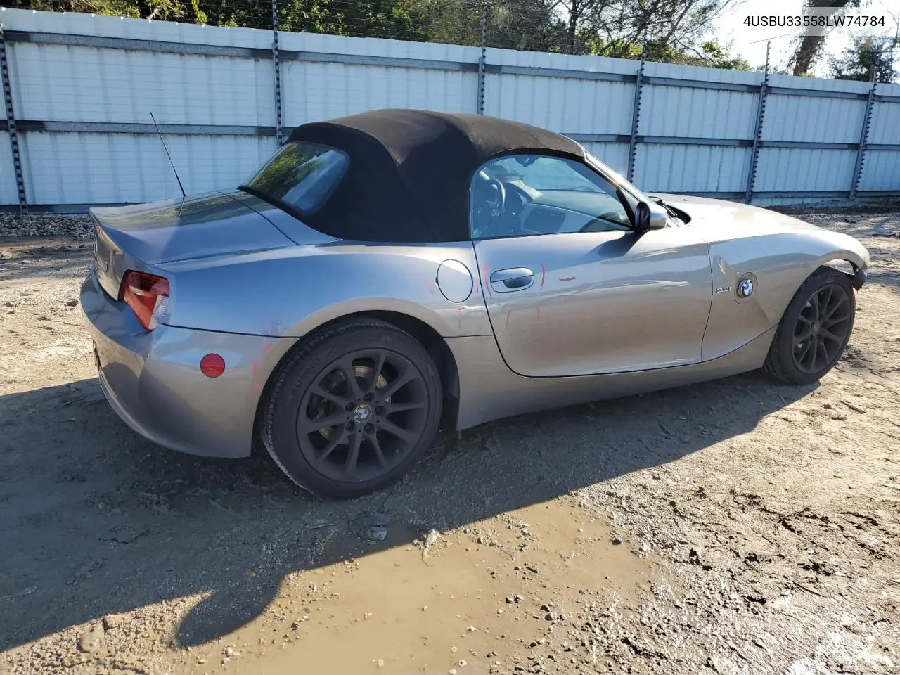 2008 BMW Z4 3.0 VIN: 4USBU33558LW74784 Lot: 60850775