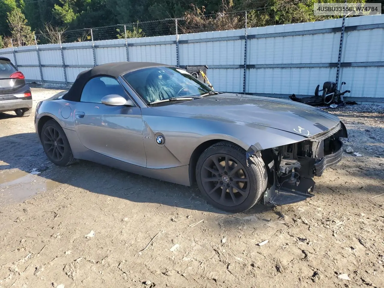 2008 BMW Z4 3.0 VIN: 4USBU33558LW74784 Lot: 60850775