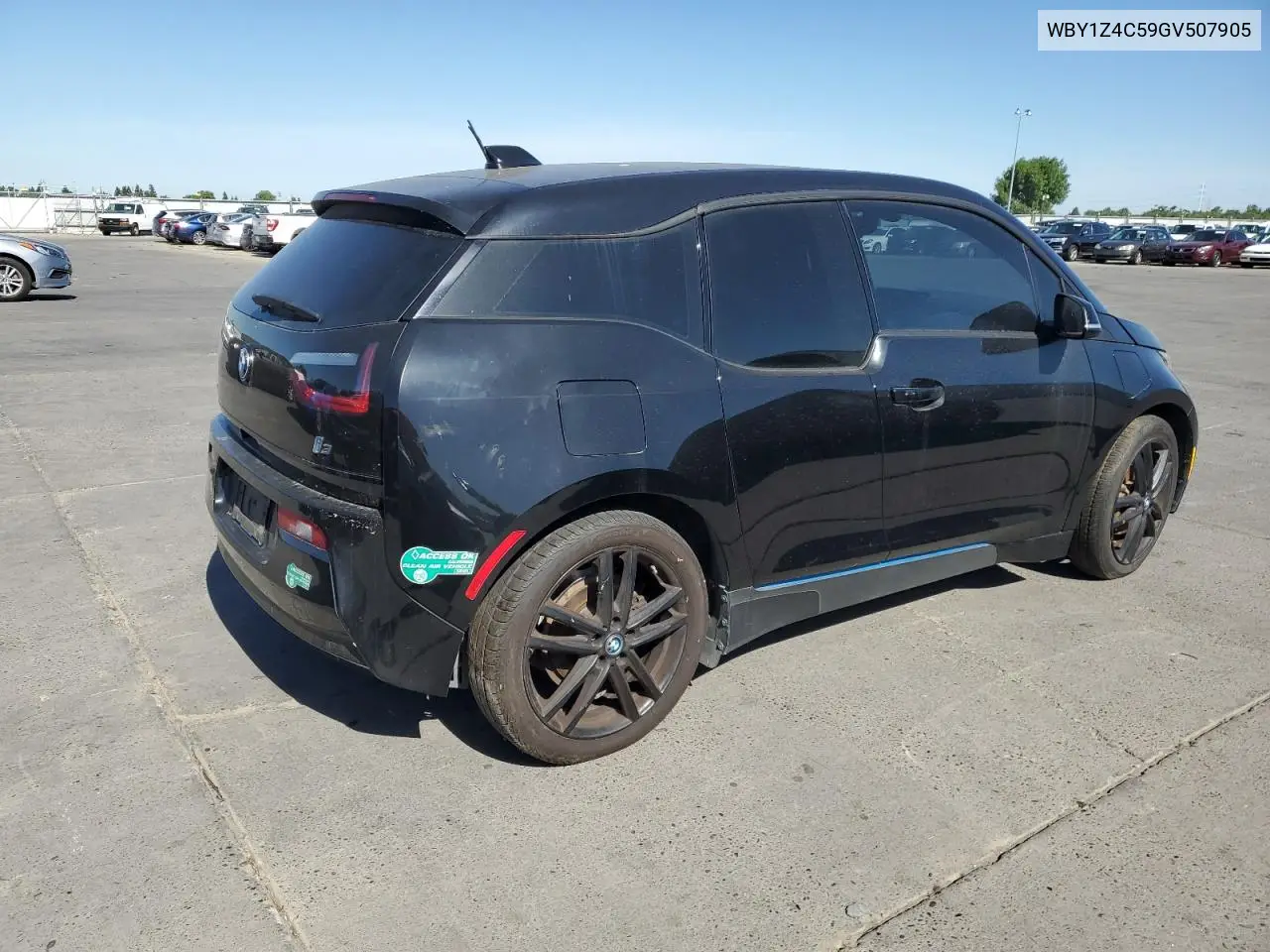 2016 BMW I3 Rex VIN: WBY1Z4C59GV507905 Lot: 57159465