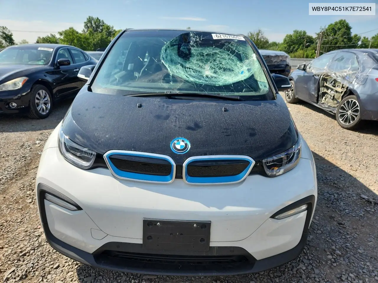 2019 BMW I3 Rex VIN: WBY8P4C51K7E72541 Lot: 62167565