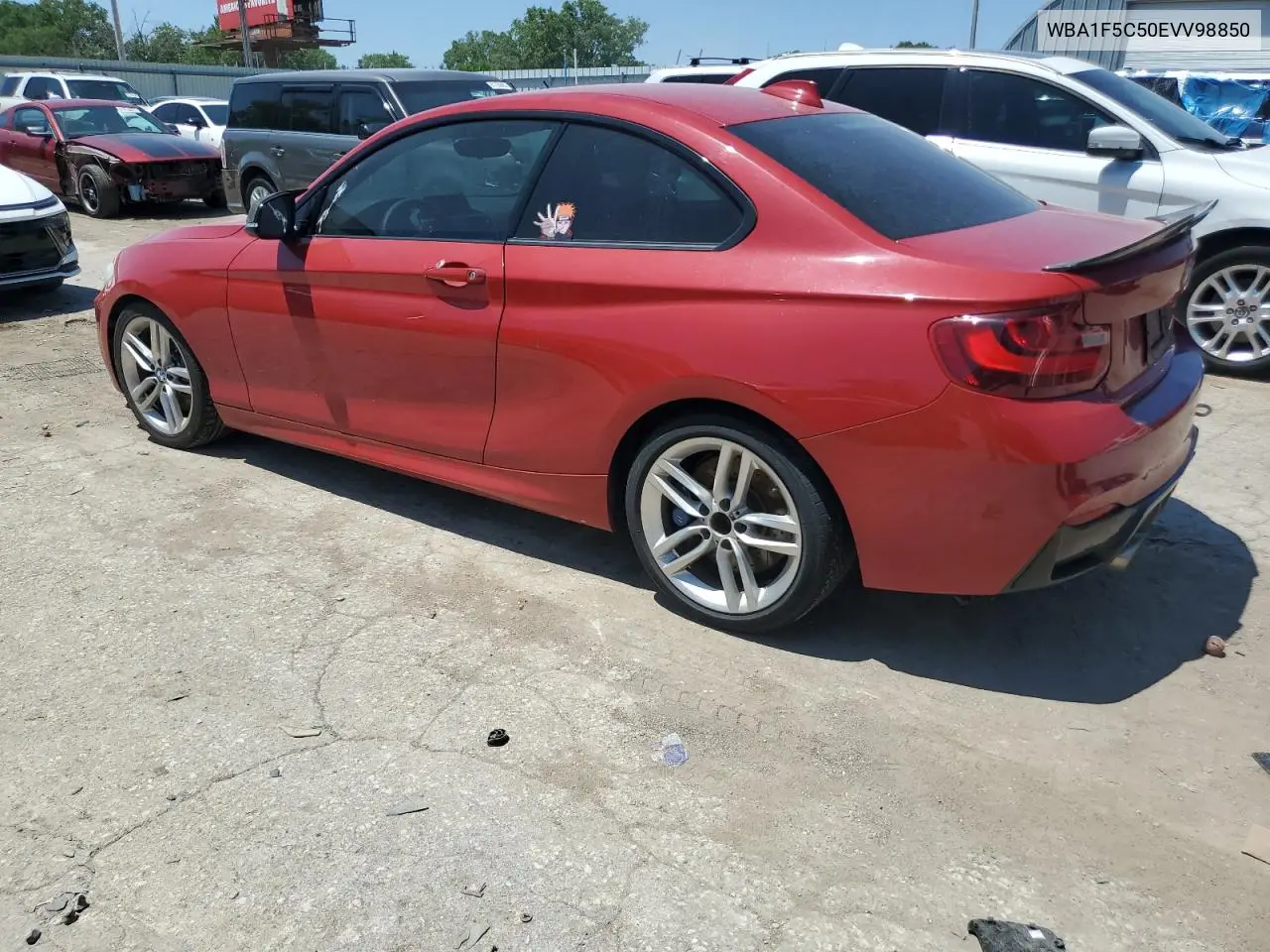 2014 BMW 228 I VIN: WBA1F5C50EVV98850 Lot: 61687235