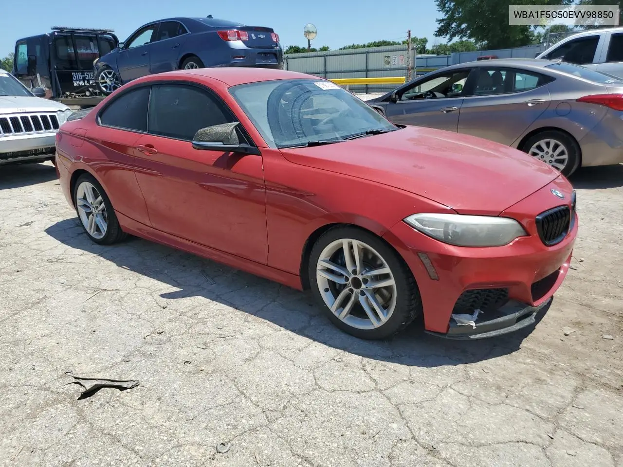 2014 BMW 228 I VIN: WBA1F5C50EVV98850 Lot: 61687235