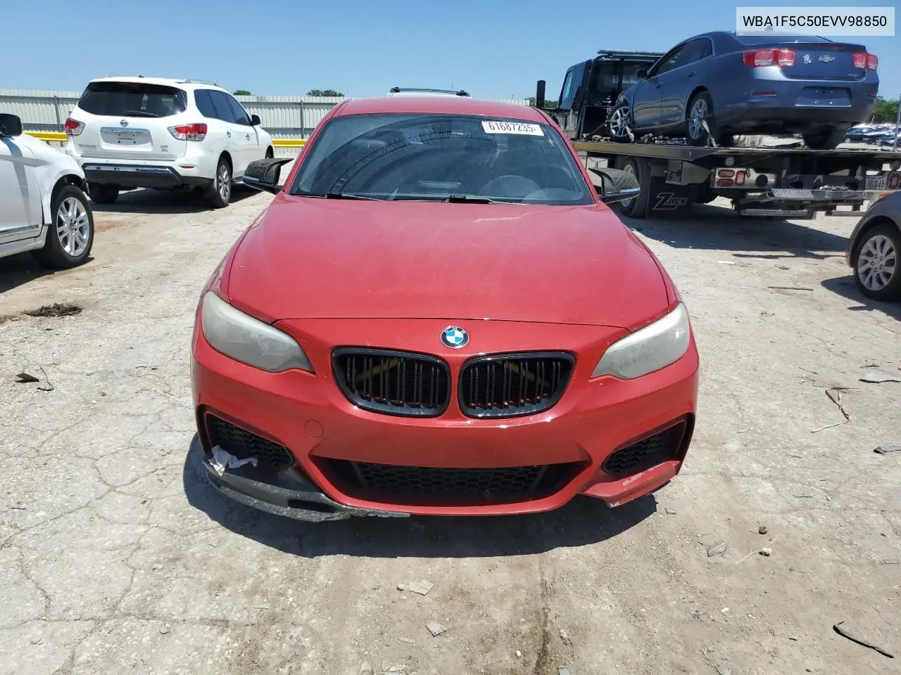 2014 BMW 228 I VIN: WBA1F5C50EVV98850 Lot: 61687235