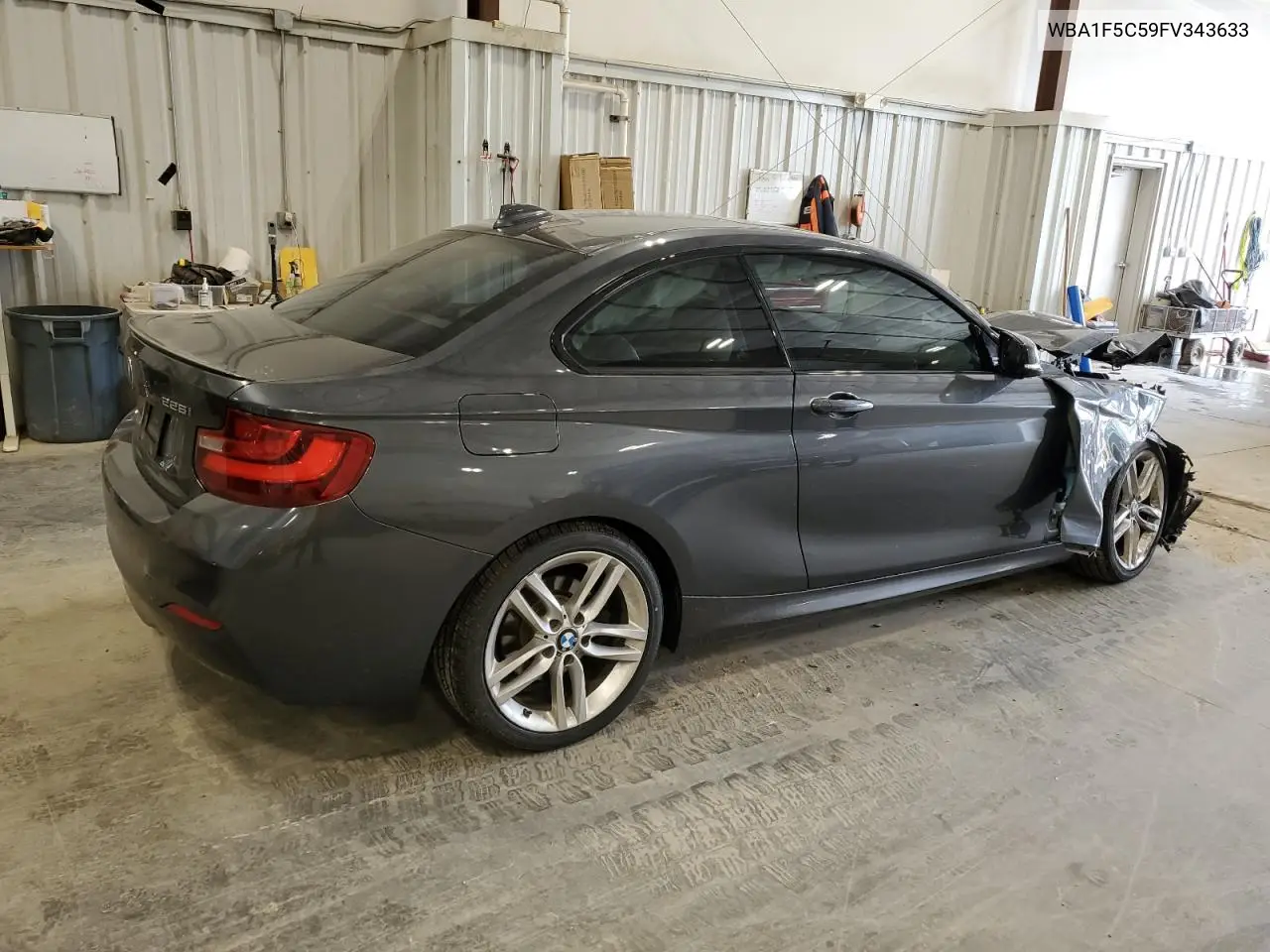 2015 BMW 228 I VIN: WBA1F5C59FV343633 Lot: 60329925