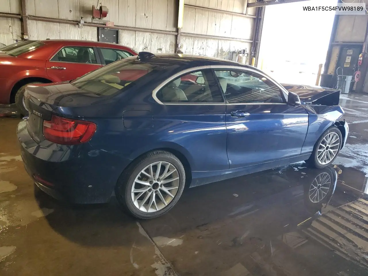 2015 BMW 228 I VIN: WBA1F5C54FVW98189 Lot: 61815175