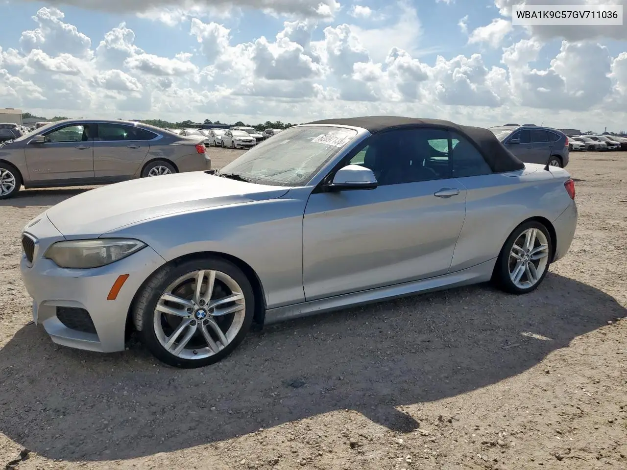 2016 BMW 228 I Sulev VIN: WBA1K9C57GV711036 Lot: 62097135
