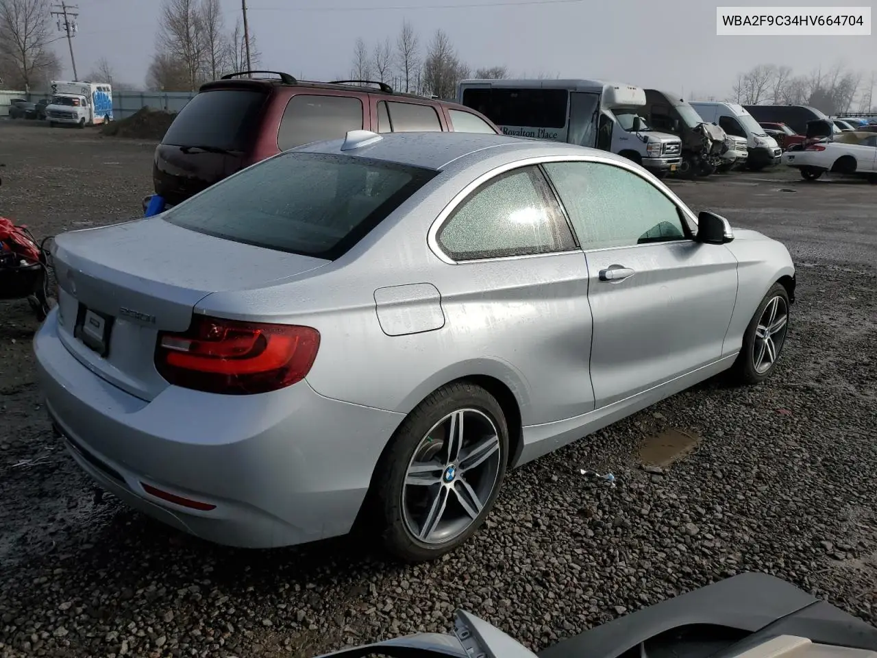 2017 BMW 230I VIN: WBA2F9C34HV664704 Lot: 45347985