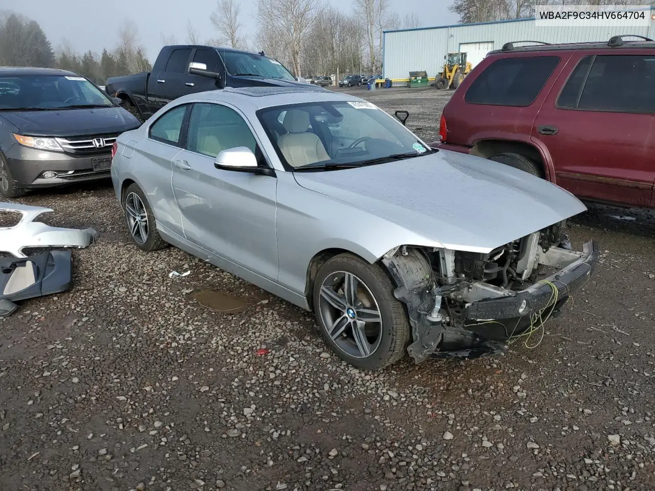 2017 BMW 230I VIN: WBA2F9C34HV664704 Lot: 45347985
