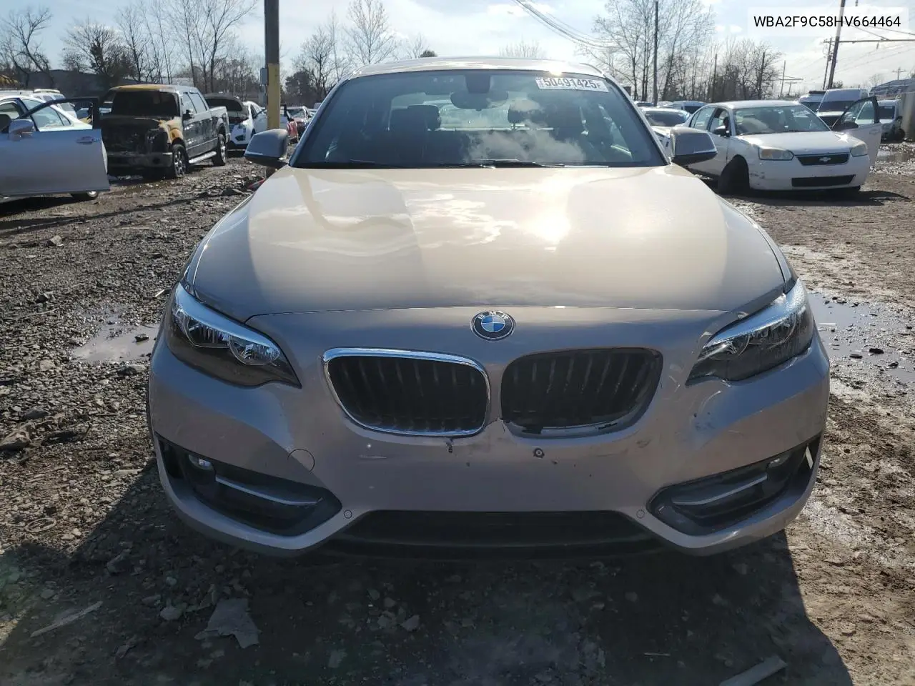 2017 BMW 230I VIN: WBA2F9C58HV664464 Lot: 50491425
