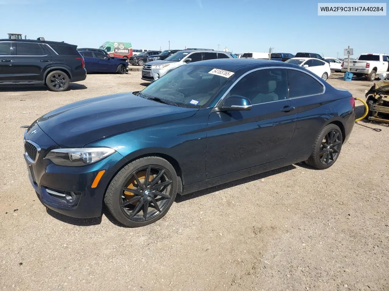 2017 BMW 230I VIN: WBA2F9C31H7A40284 Lot: 54183765