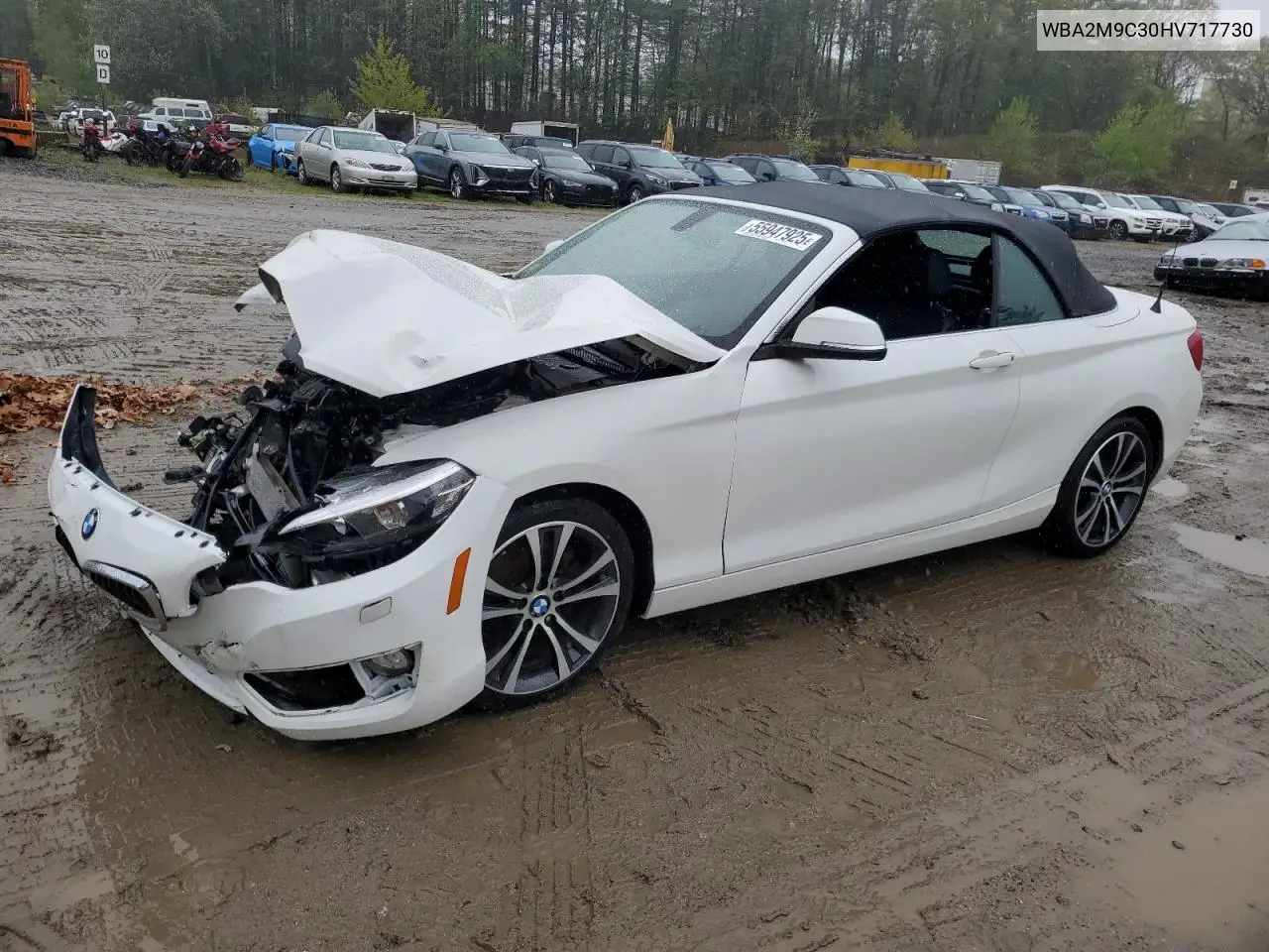 2017 BMW 230Xi VIN: WBA2M9C30HV717730 Lot: 55947925