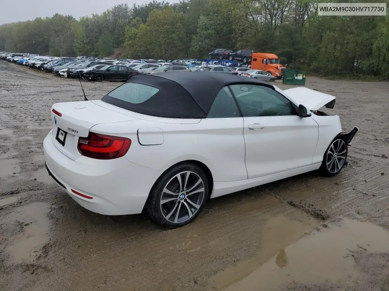 2017 BMW 230Xi VIN: WBA2M9C30HV717730 Lot: 55947925