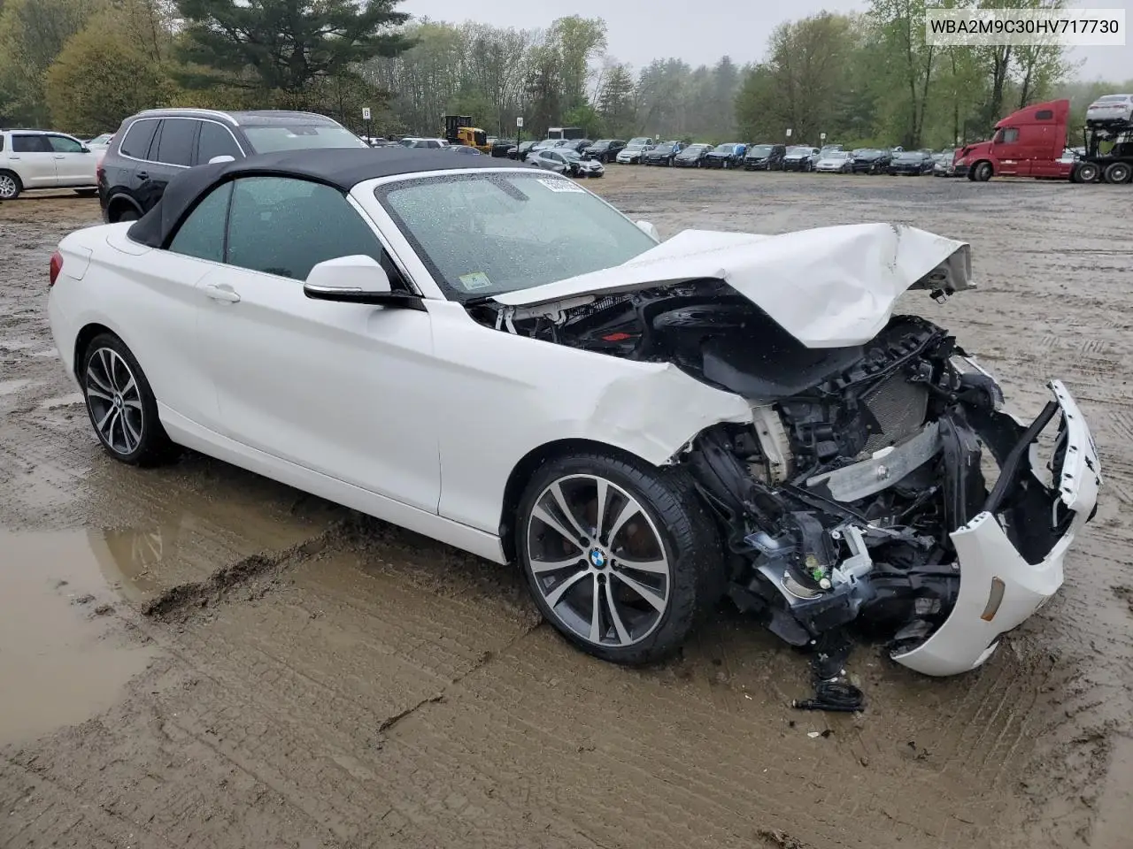 2017 BMW 230Xi VIN: WBA2M9C30HV717730 Lot: 55947925